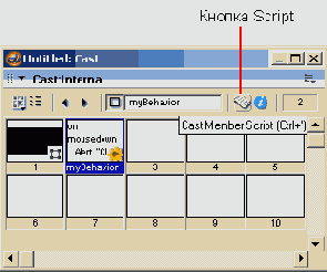 Кнопка Script в окне Cast