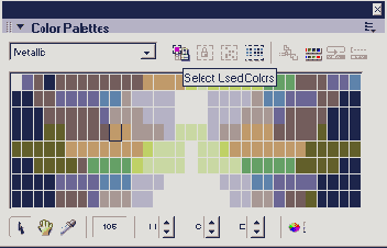 Кнопка Select Used Colors