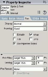  Text  Property Inspector