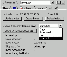 Серверные задачи Update (Indexer)