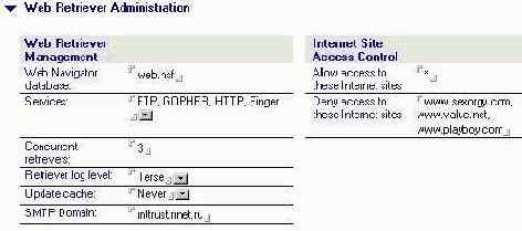 Серверная задача WEB Retriever