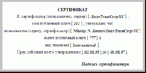 Что такое сертификаты